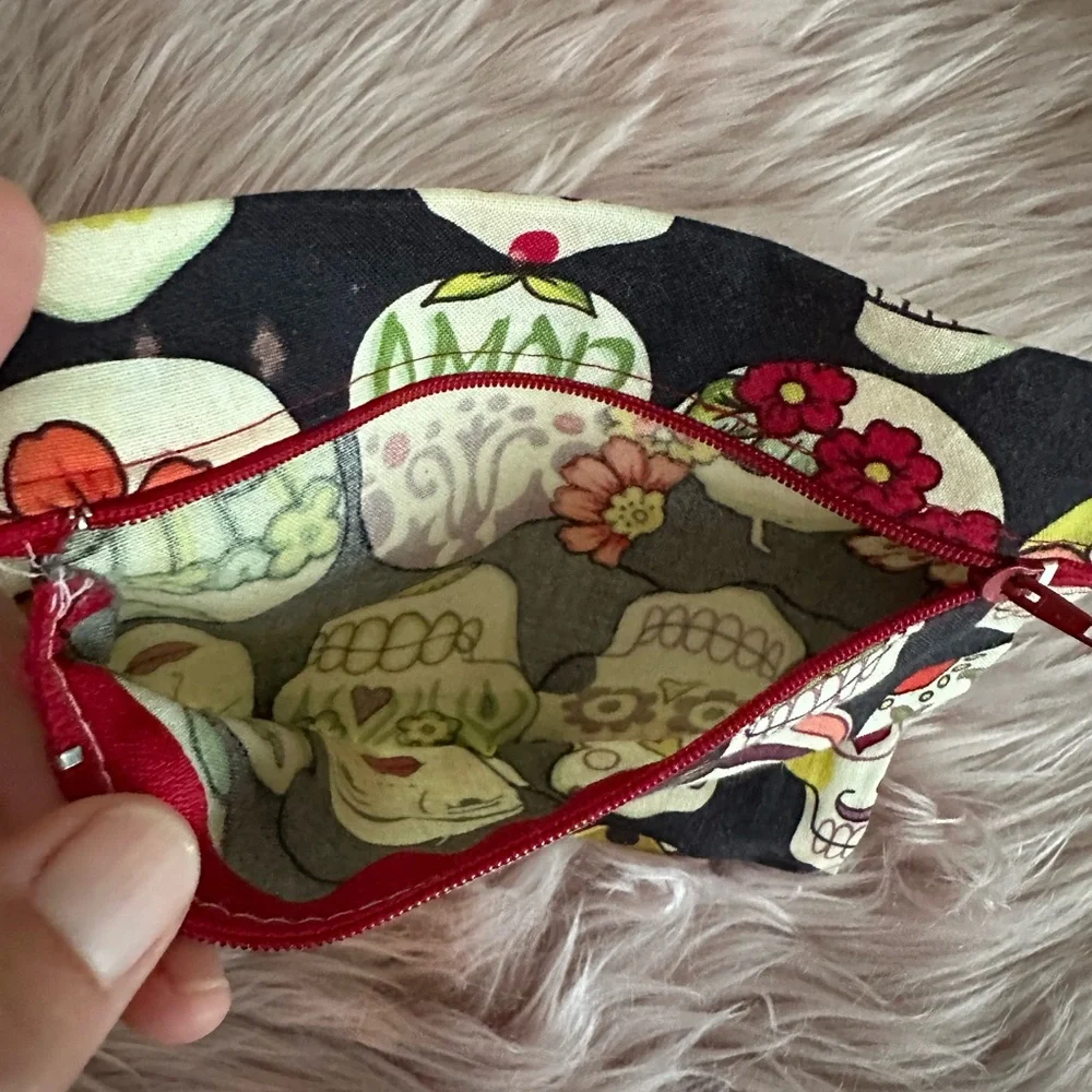 Frida Khalo cotton zip bag - Picture 3 of 3